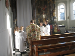 Segnung Seitenaltar links Marienbild 0743